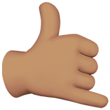 Call Me Hand: Medium Skin Tone on Apple iOS 13.3