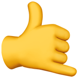 Call Me Hand on Apple iOS 13.3