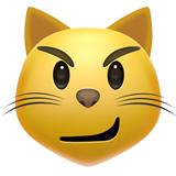 Cat with Wry Smile on Apple iOS 13.3