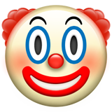 Clown Face on Apple iOS 13.3