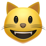 Grinning Cat on Apple iOS 13.3