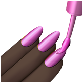 Nail Polish: Dark Skin Tone on Apple iOS 13.3