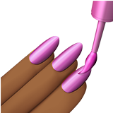 Nail Polish: Medium-Dark Skin Tone on Apple iOS 13.3