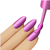 Nail Polish: Medium-Light Skin Tone on Apple iOS 13.3