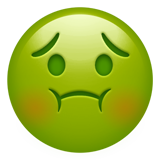 Nauseated Face on Apple iOS 13.3