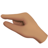 Pinching Hand: Medium Skin Tone on Apple iOS 13.3