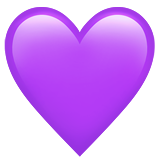 Purple Heart on Apple iOS 13.3