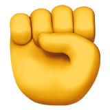 Raised Fist on Apple iOS 13.3