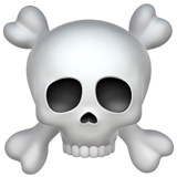 Skull and Crossbones on Apple iOS 13.3