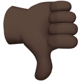 Thumbs Down: Dark Skin Tone on Apple iOS 13.3