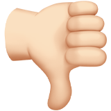 Thumbs Down: Light Skin Tone on Apple iOS 13.3