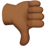 Thumbs Down: Medium-Dark Skin Tone on Apple iOS 13.3