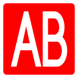 AB Button (Blood Type) on Docomo 2013