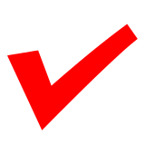 Check Mark on Docomo 2013