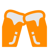 Clinking Beer Mugs on Docomo 2013