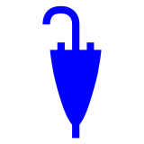 Closed Umbrella on Docomo 2013