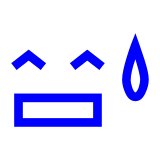 Grinning Face with Sweat on Docomo 2013