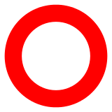 Hollow Red Circle on Docomo 2013