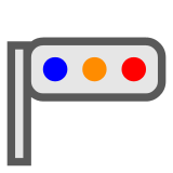 Horizontal Traffic Light on Docomo 2013