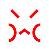 Pouting Face on Docomo 2013