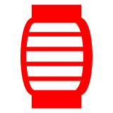 Red Paper Lantern on Docomo 2013