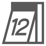 Tear-Off Calendar on Docomo 2013