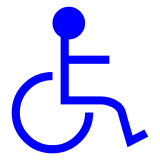 Wheelchair Symbol on Docomo 2013