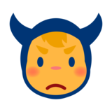 Angry Face with Horns on emojidex 1.0.34
