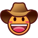 Cowboy Hat Face on emojidex 1.0.34
