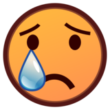 Crying Face on emojidex 1.0.34
