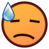 Downcast Face with Sweat on emojidex 1.0.34