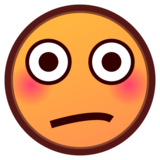 Flushed Face on emojidex 1.0.34
