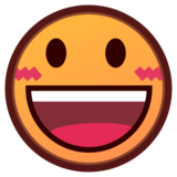 Grinning Face with Big Eyes on emojidex 1.0.34