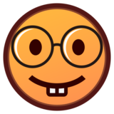 Nerd Face on emojidex 1.0.34