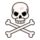 Skull and Crossbones on emojidex 1.0.34