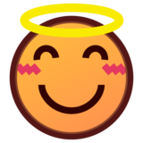 Smiling Face with Halo on emojidex 1.0.34