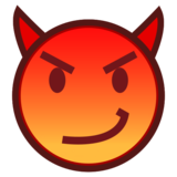 Smiling Face with Horns on emojidex 1.0.34