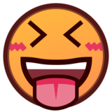 Squinting Face with Tongue on emojidex 1.0.34