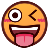 Winking Face with Tongue on emojidex 1.0.34