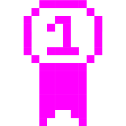 1st place medal and alien monster