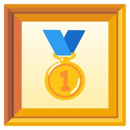 1st place medal and framed picture