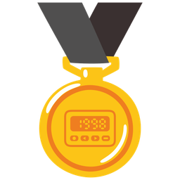 1st place medal and pager