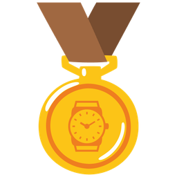 1st place medal and watch