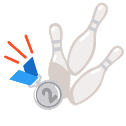 2nd place medal and bowling