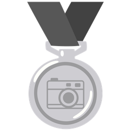 2nd place medal and camera