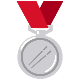 2nd place medal and chopsticks