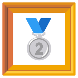 2nd place medal and framed picture