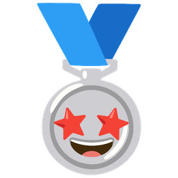 2nd place medal and Star-struck