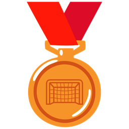 3rd place medal and goal net