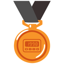 3rd place medal and pager